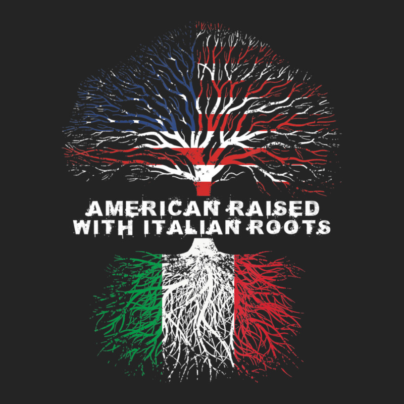 American Raised With Italian Roots Italy 3/4 Sleeve Shirt by cm-arts | Artistshot