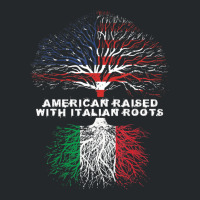 American Raised With Italian Roots Italy Crewneck Sweatshirt | Artistshot