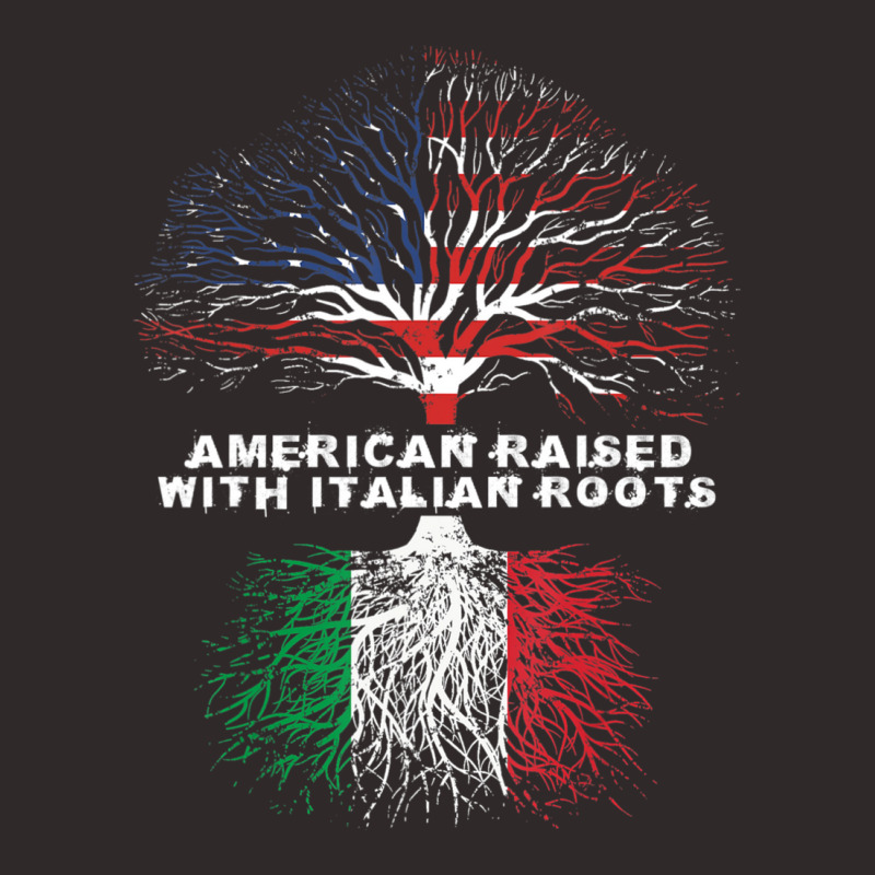 American Raised With Italian Roots Italy Racerback Tank by cm-arts | Artistshot