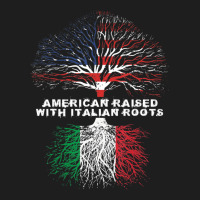 American Raised With Italian Roots Italy Classic T-shirt | Artistshot