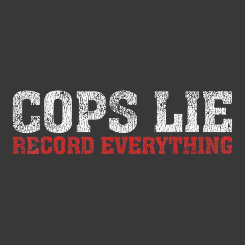 Anti Police Cops Lie Record Everything Activist Ladies Curvy T-Shirt by cm-arts | Artistshot