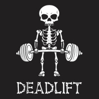 Skeleton Dead Lift Funny Halloween Lifting Weights Men Women Tank Top T-shirt | Artistshot