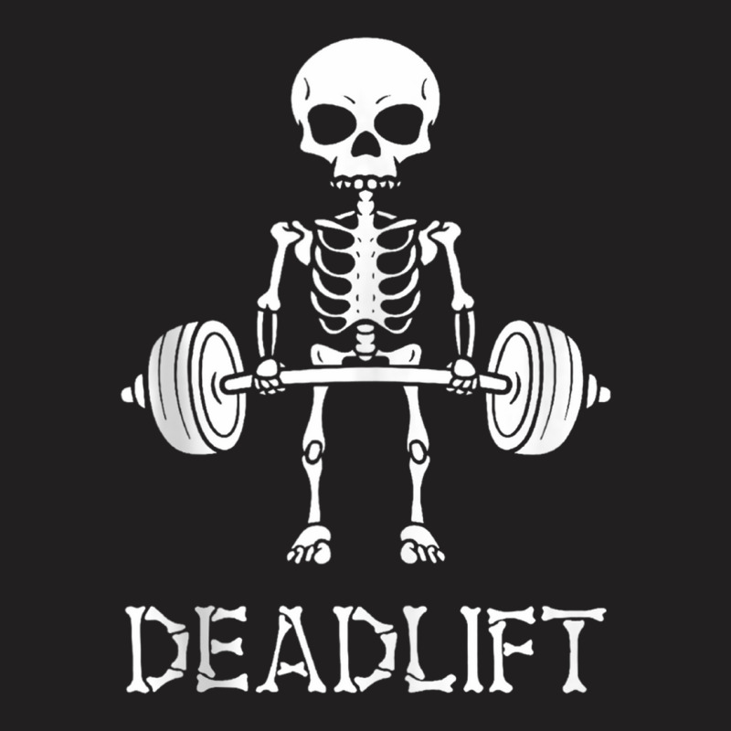 Skeleton Dead Lift Funny Halloween Lifting Weights Men Women Tank Top T-shirt | Artistshot