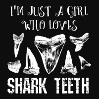 I'm Just A Girl Who Loves Shark Teeth Fossil Tooth Hunting Crop Top | Artistshot