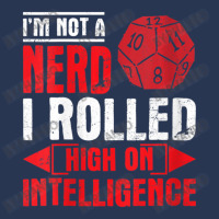 Im Not A Nerd I Rolled High On Intelligence Rpg Dungeon Vneck Ladies Denim Jacket | Artistshot