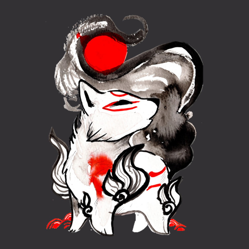 Fansart Okami Amaterasu Ii Vintage Hoodie And Short Set | Artistshot