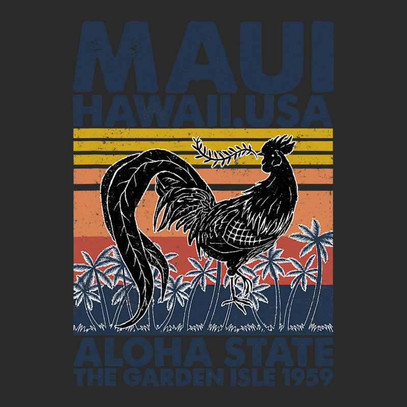 Chicken Vintage Maui Valley Isle Aloha State With Chicken Retro 143 He Printed hat by coolquirrell | Artistshot