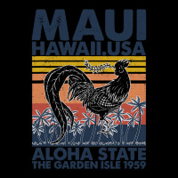 Chicken Vintage Maui Valley Isle Aloha State With Chicken Retro 143 He Kids Cap | Artistshot