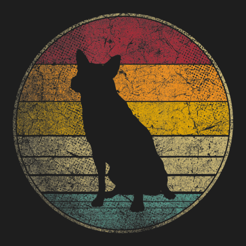 Australian Cattle Dog Gif Retro Style Vintage 70s 80s Classic T-shirt by cm-arts | Artistshot