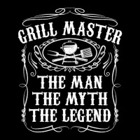 Grill Master The Man The Myth Legend Bbq Smoker Cropped Sweater | Artistshot