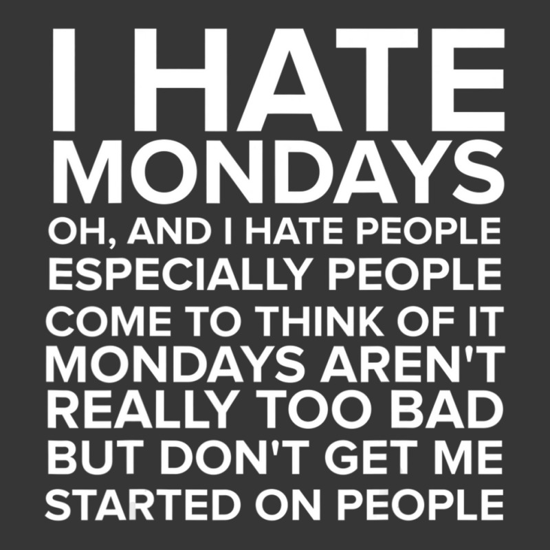 I Hate People Hate Mondays Toddler Hoodie by cm-arts | Artistshot