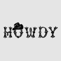 Howdy Latin Font And Hat Cowboy Cowgirl Horse Lovers T Shirt Exclusive T-shirt | Artistshot