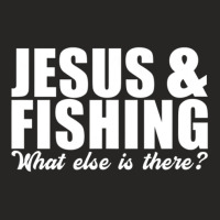 Jesus And Fishing Religious Christian Ladies Fitted T-shirt | Artistshot