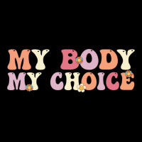 My Body My Right My Choice Groovy Wavy Feminist Pro Choice Sweatshirt Men's Long Sleeve Pajama Set | Artistshot