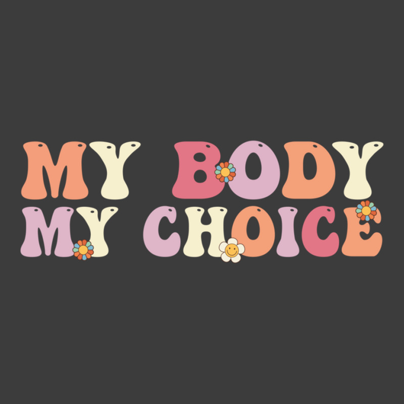 My Body My Right My Choice Groovy Wavy Feminist Pro Choice Sweatshirt Men's Polo Shirt | Artistshot