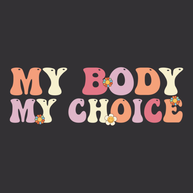 My Body My Right My Choice Groovy Wavy Feminist Pro Choice Sweatshirt Vintage Hoodie And Short Set | Artistshot