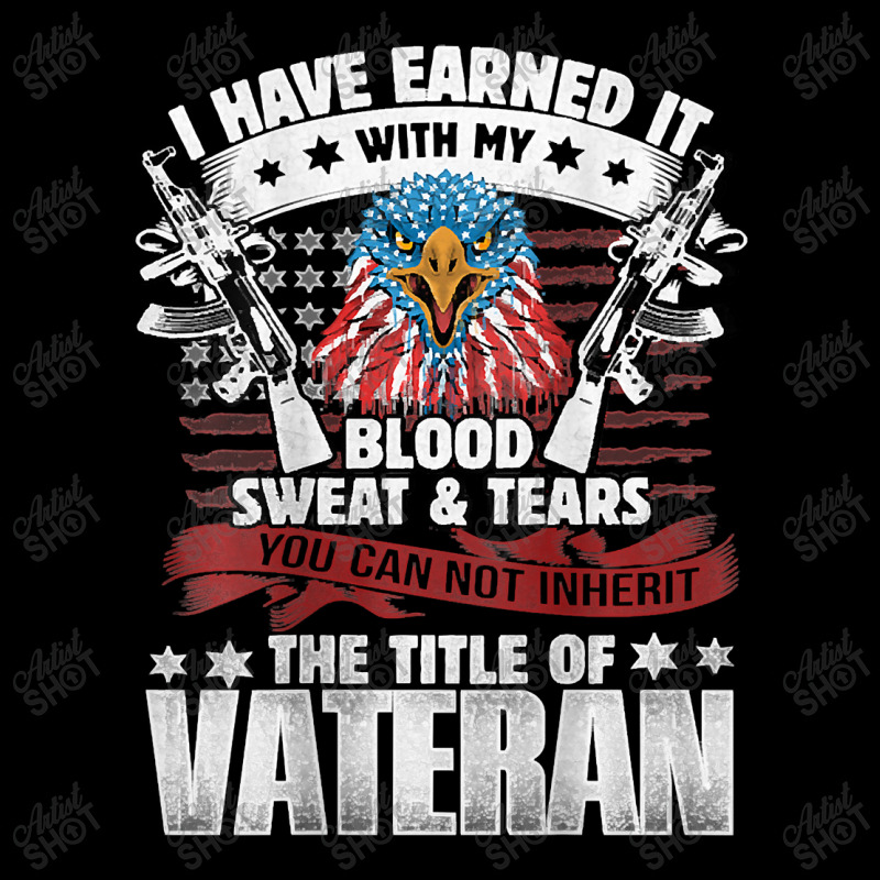 I Have Earned It With My Blood Sweat And Tears Back On 172 Pocket T-Shirt by White_Phantom | Artistshot