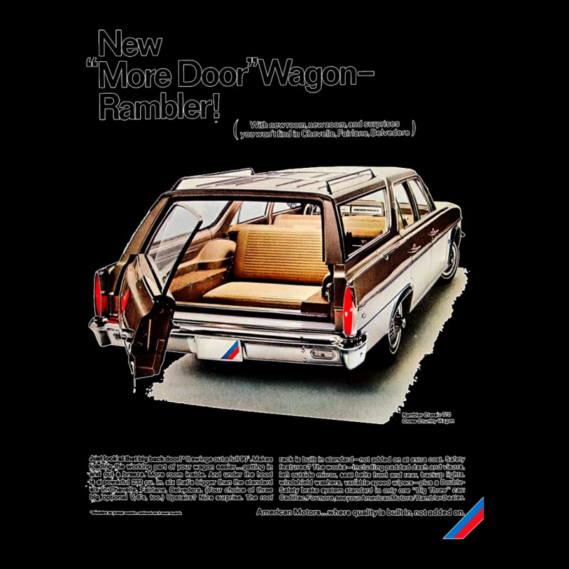 Rambler Station Wagon Advert Adjustable Cap by cm-arts | Artistshot