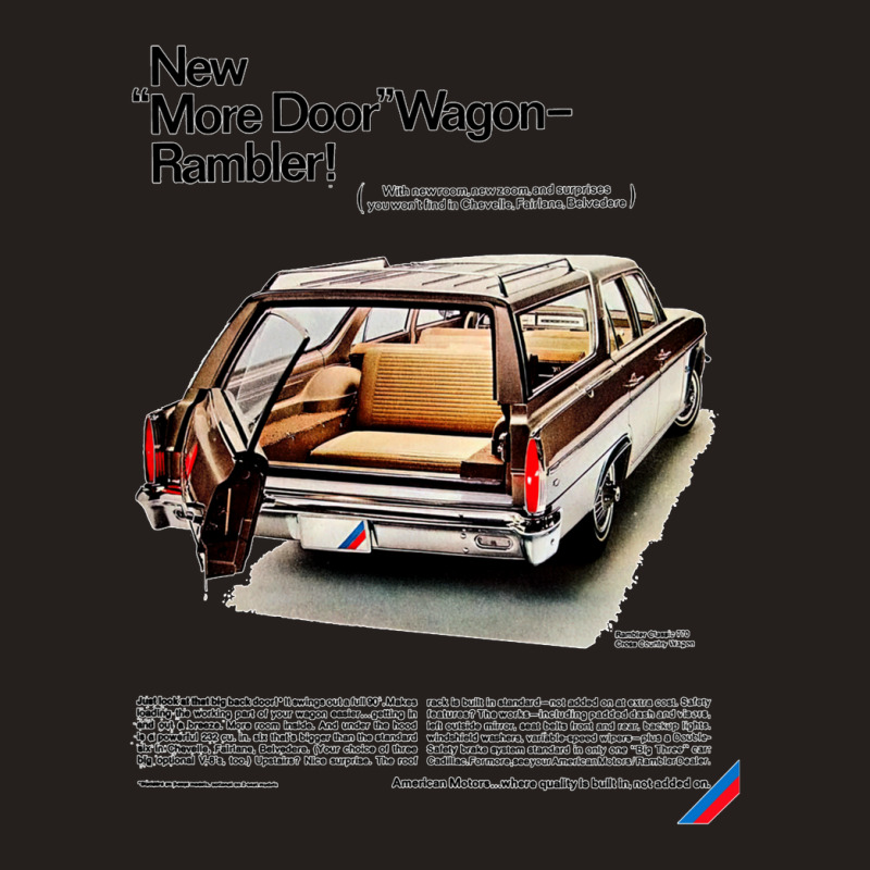 Rambler Station Wagon Advert Tank Top by cm-arts | Artistshot