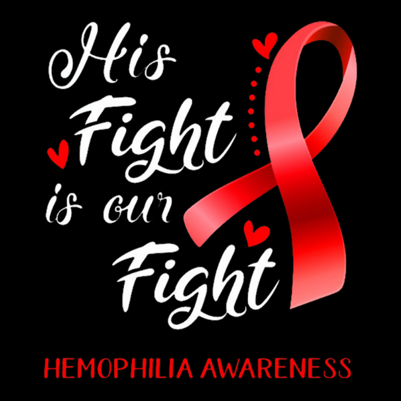 His Fight Is Our Fight Hemophilia Awareness Support Toddler Sweatshirt by cm-arts | Artistshot