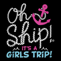 Oh Ship It's A Girlstrip   Oh Ship Cruise Tank Top Portrait Canvas Print | Artistshot