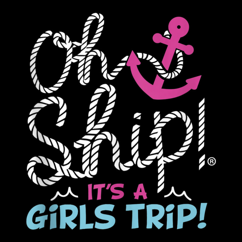 Oh Ship It's A Girlstrip   Oh Ship Cruise Tank Top Portrait Canvas Print | Artistshot