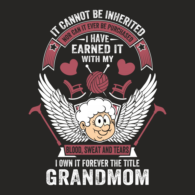 I Own It Forever The Title Grandmom Ladies Fitted T-Shirt by tshiart | Artistshot