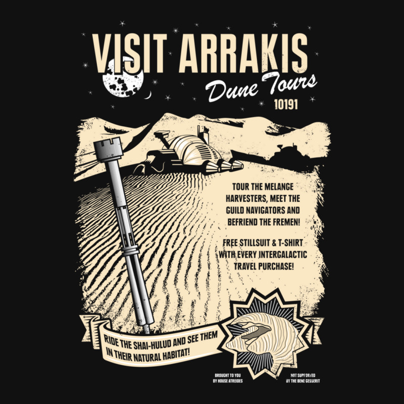 Visit Arrakis License Plate | Artistshot