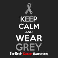 Keep Calm And Wear Grey (for Brain Cancer Awareness) 3/4 Sleeve Shirt | Artistshot