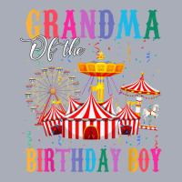 Grandma Of The Birthday Boy Ringmaster Circus Birthday Party T Shirt Tank Dress | Artistshot