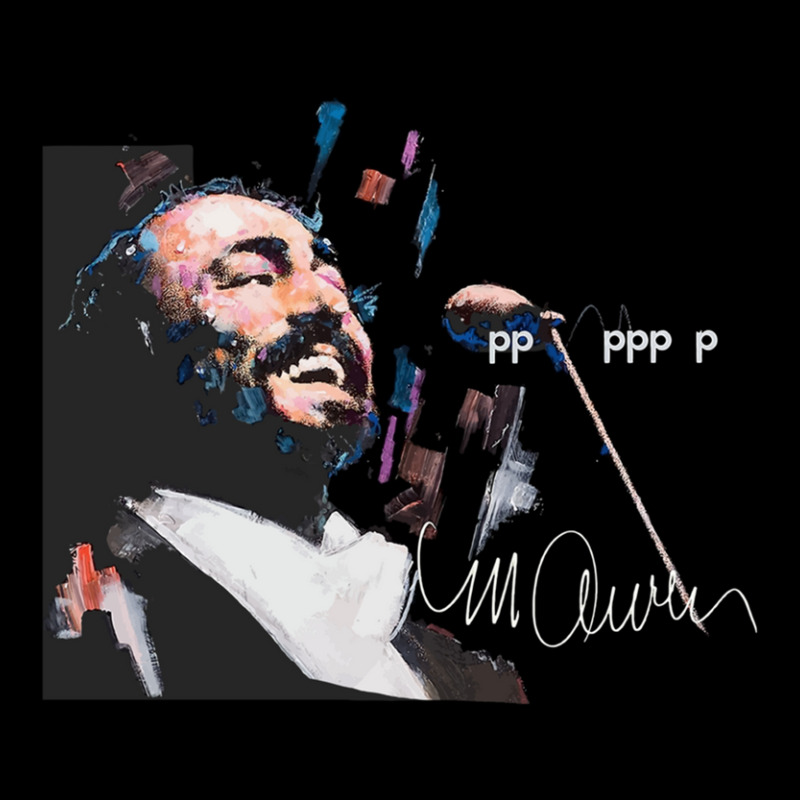 Original Portrait Of Luciano Pavarotti Adjustable Cap | Artistshot