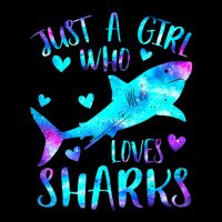 Just A Girl Who Loves Sharks Watercolor Shark Maternity Scoop Neck T-shirt | Artistshot