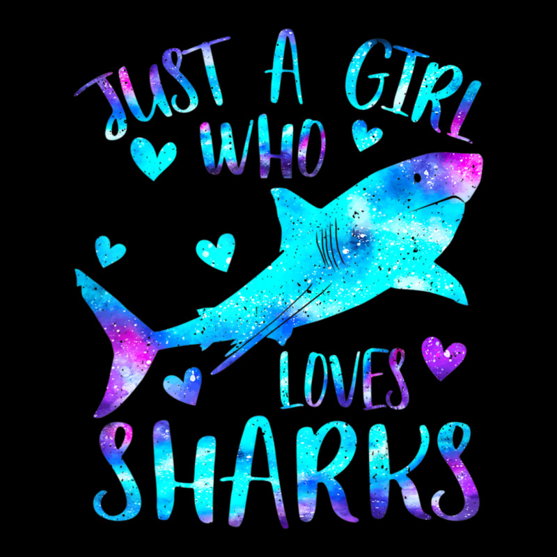 Just A Girl Who Loves Sharks Watercolor Shark Maternity Scoop Neck T-shirt by cm-arts | Artistshot