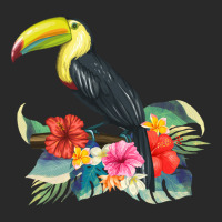 Toucan Exotic Birds Tropical Flowers Leaf Bird Of Paradise Sweatshirt Printed Hat | Artistshot