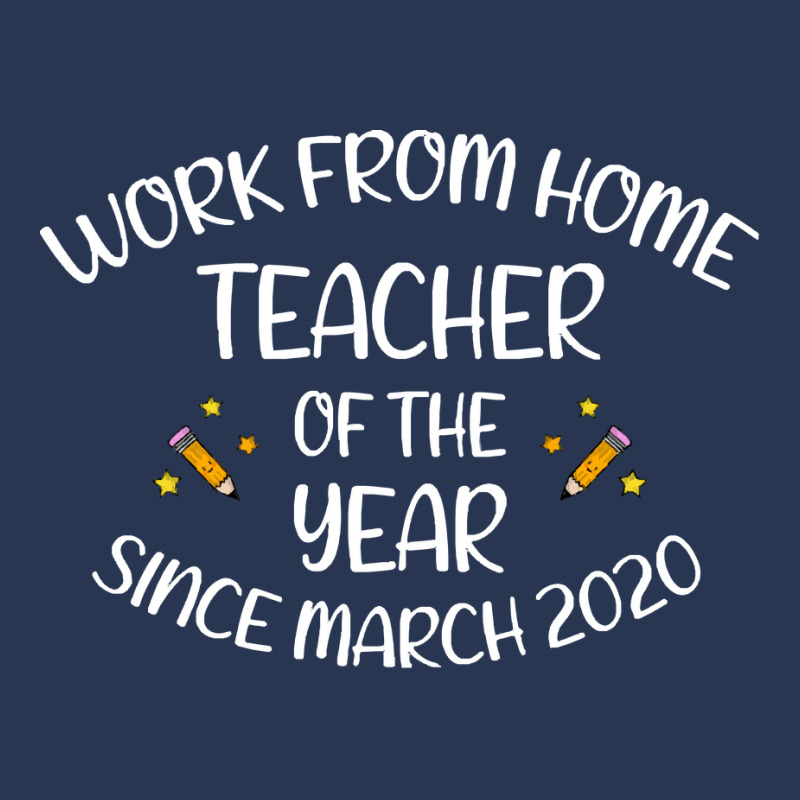 Teachers Gifts Work From Home Teacher Of The Year Since March 2020  Vi Ladies Denim Jacket by dinosauryak | Artistshot