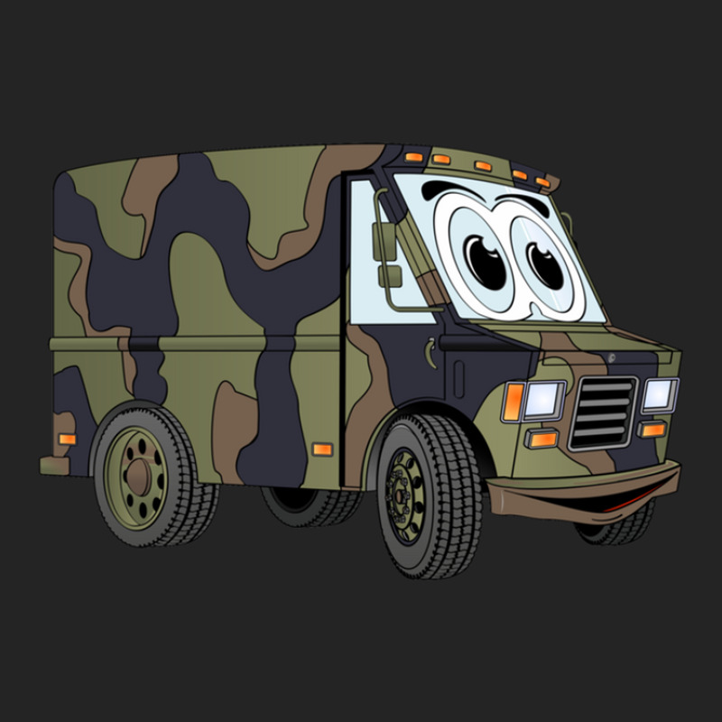 Military Jungle Mini Van Cartoon 3/4 Sleeve Shirt by cm-arts | Artistshot