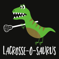 Lacrosse Lax Player Dinosaur Dino Lover Sport Scorecard Crop Tee | Artistshot