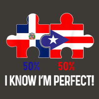 Half Puerto Rican Half Dominican Flag Map Combined Pr Rd T Shirt Bucket Hat | Artistshot