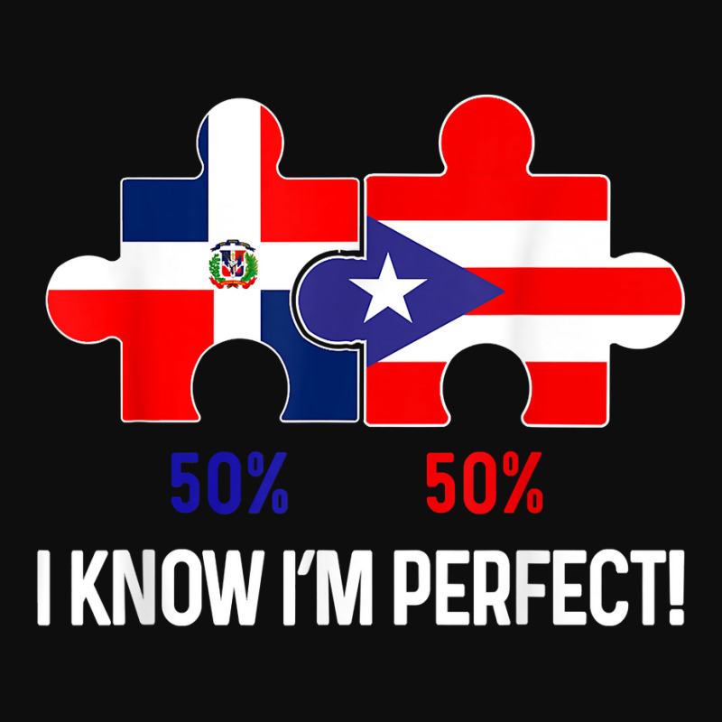 Half Puerto Rican Half Dominican Flag Map Combined Pr Rd T Shirt Crop Top by cm-arts | Artistshot