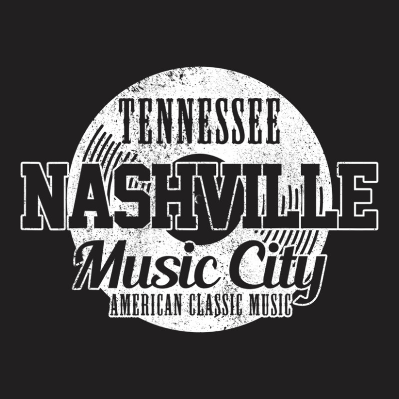 Nashville Tennessee Country Music City Vinyl T-shirt | Artistshot