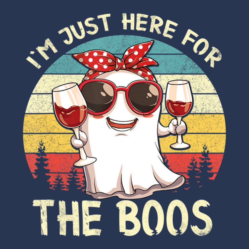 I'm Just Here For The Boos Halloween Outfit Women Ladies Denim Jacket | Artistshot