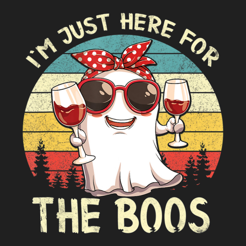 I'm Just Here For The Boos Halloween Outfit Women Ladies Polo Shirt | Artistshot