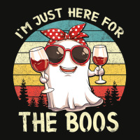 I'm Just Here For The Boos Halloween Outfit Women Scorecard Crop Tee | Artistshot