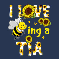 I Love Being A Tia Sunflower Bee, Mother's Day Men Denim Jacket | Artistshot