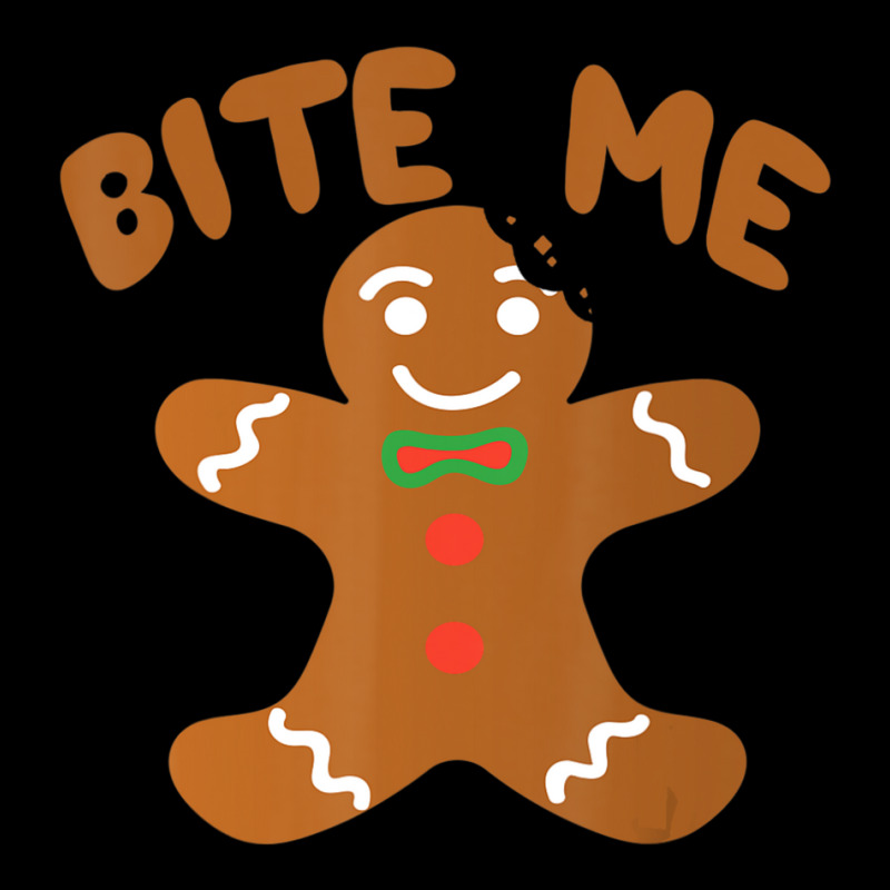 Bite Me Gingerbread Tshirt- Great Thanksgiving Pocket T-Shirt by cm-arts | Artistshot