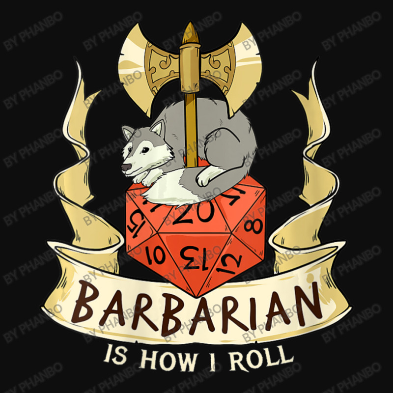 W20 Barbarian Roll 20-sided Dice Role Play Dungeon Fantasy Crop Top by PhanBo | Artistshot