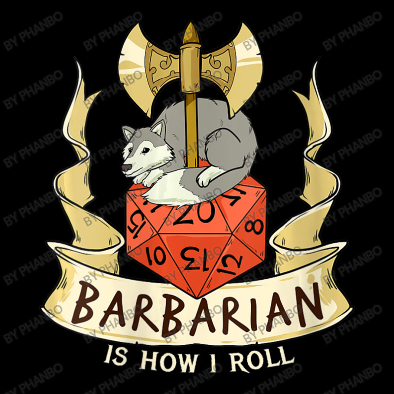 W20 Barbarian Roll 20-sided Dice Role Play Dungeon Fantasy Maternity Scoop Neck T-shirt by PhanBo | Artistshot