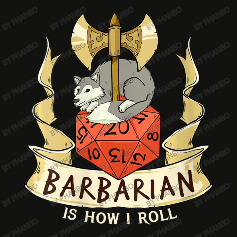 W20 Barbarian Roll 20-sided Dice Role Play Dungeon Fantasy Scorecard Crop Tee by PhanBo | Artistshot