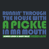 Righteous Gemstones Misbehavin Runnin With A Pickle Inspired .png Crewneck Sweatshirt | Artistshot