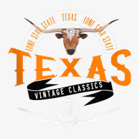 Vintage Classic Style Texas Lone Star Longhorn Design Tank Top Ladies Fitted T-shirt | Artistshot